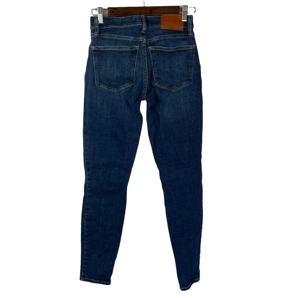 Lucky Brand Dark Wash Mid Rise Ava Skinny Ankle Jeans 2 - Picture 3 of 4